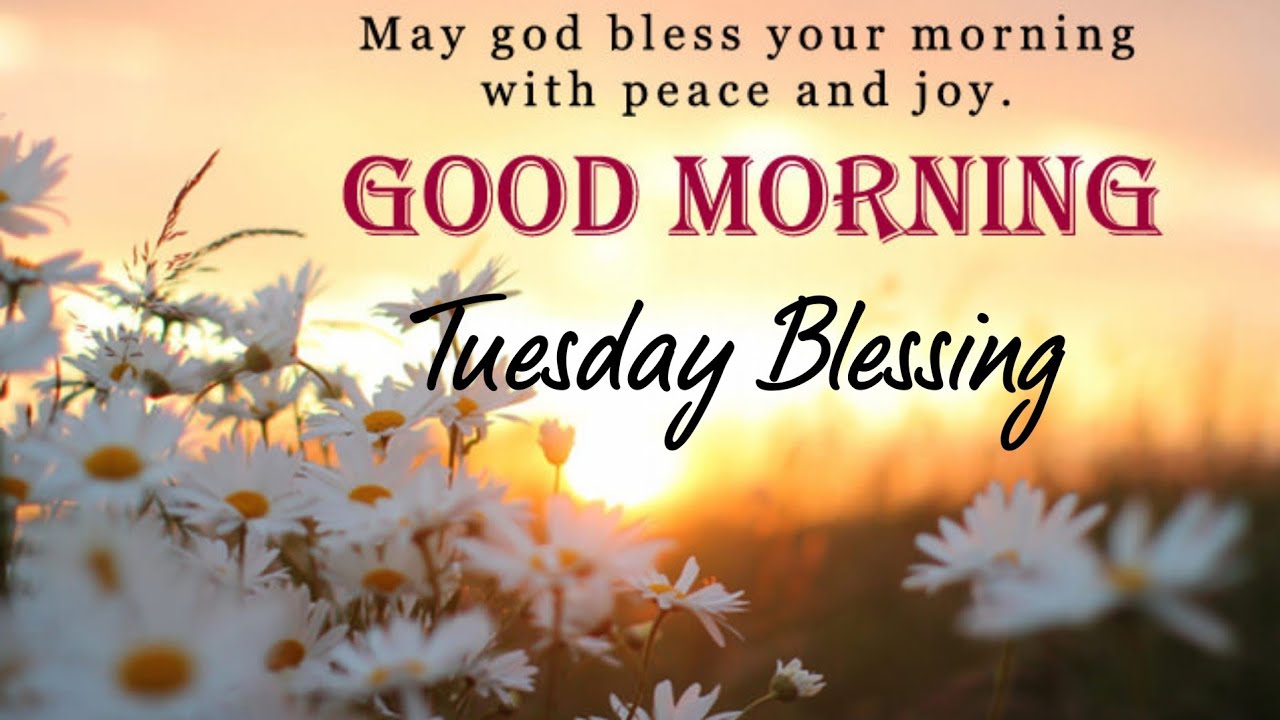 Good Morning Tuesday Blessings: 7 Inspiring Quotes to Brighten Your Day 5 good morning tuesday blessings