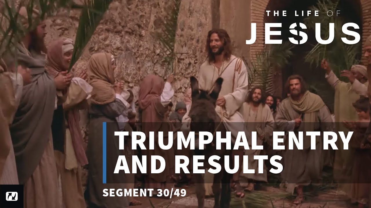 jesus on donkey palm sunday
