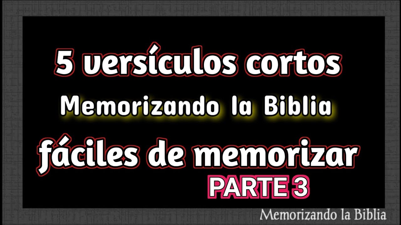 versiculos de la biblia cortos
