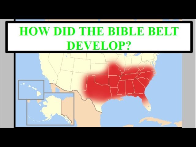 Where is the Bible Belt? 5 key regions you should know