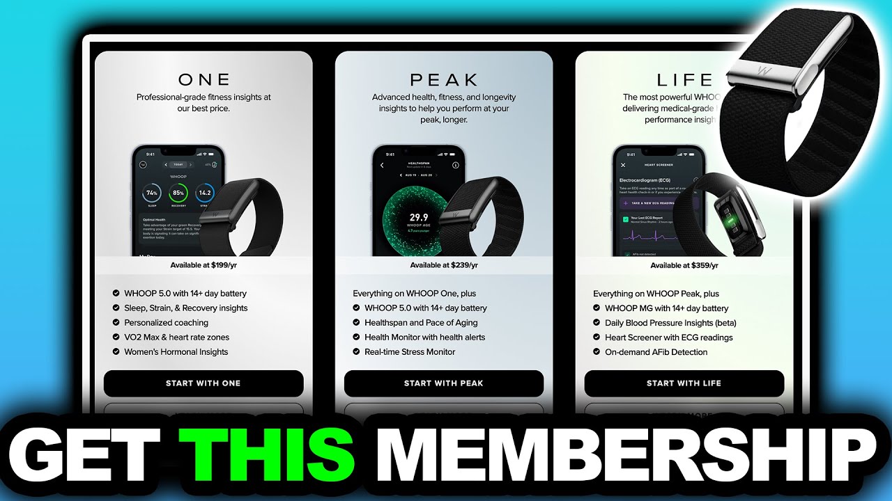 how much is whoop membership