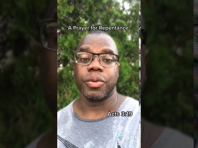 how to pray to god for repentance