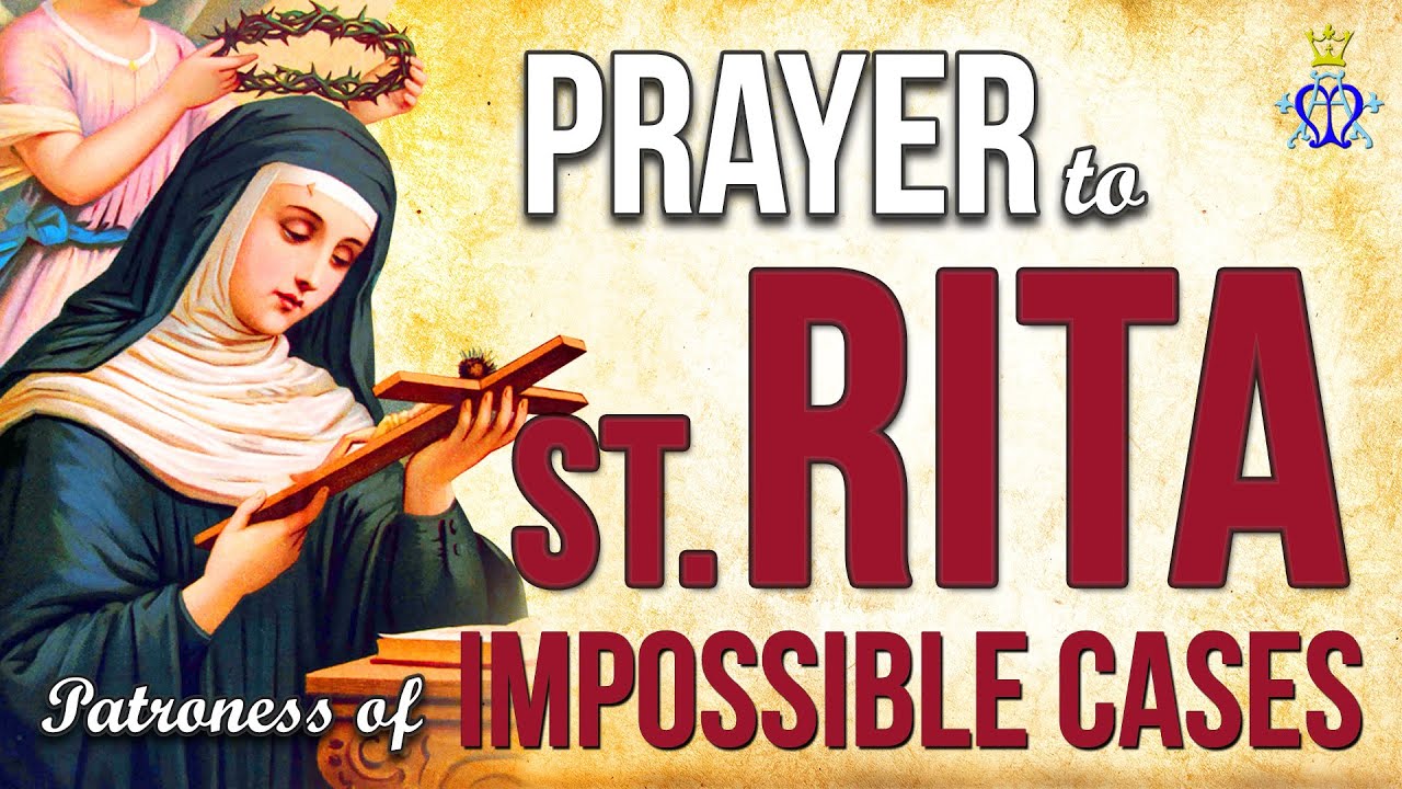 miraculous prayer to virgin mary st rita st pio st philomena