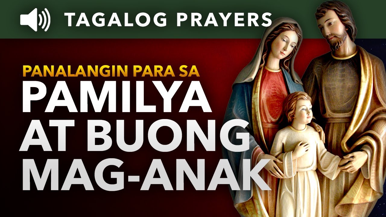 prayer for family reunion tagalog