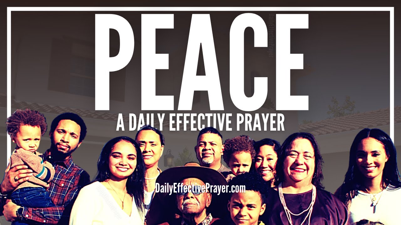 prayer for peace in the family quotes
