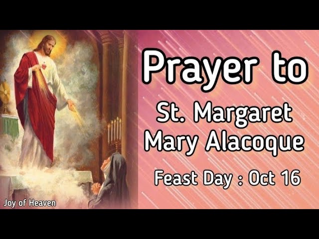 prayer to st margaret mary alacoque