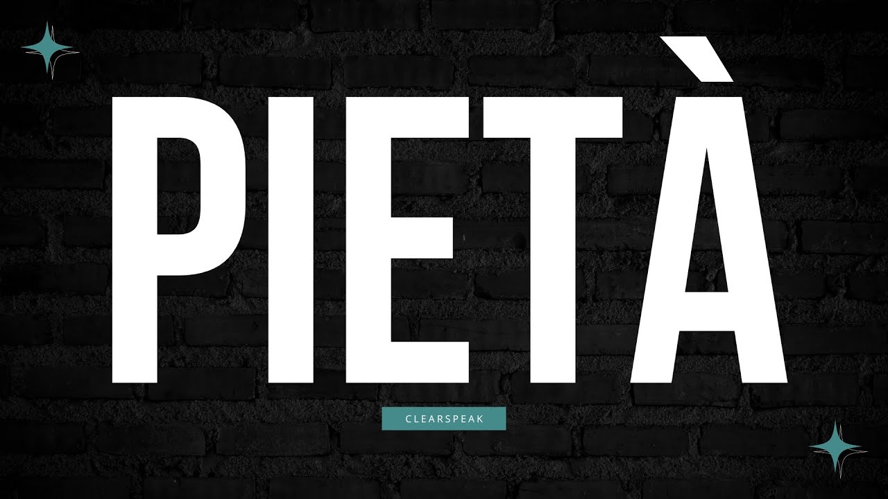 how do you pronounce pieta