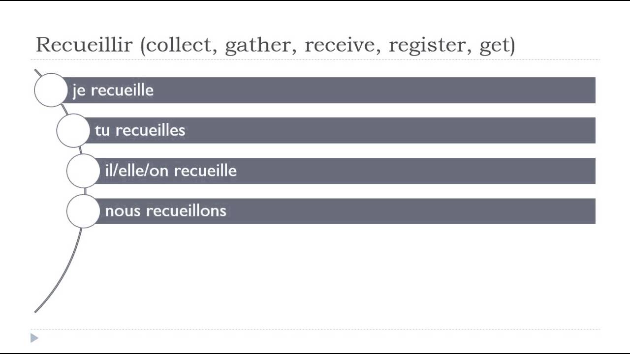 recueillir