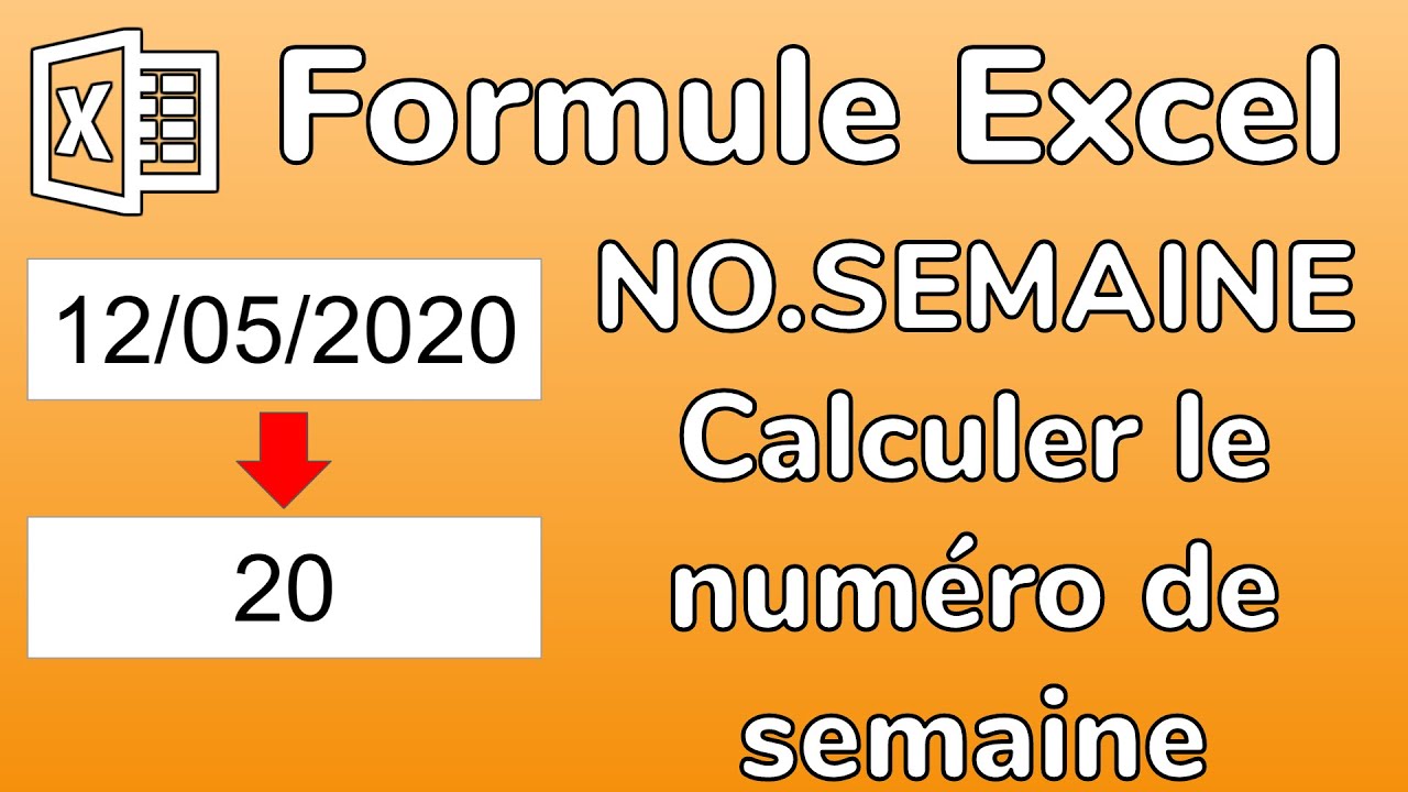 calendrier numéro semaine