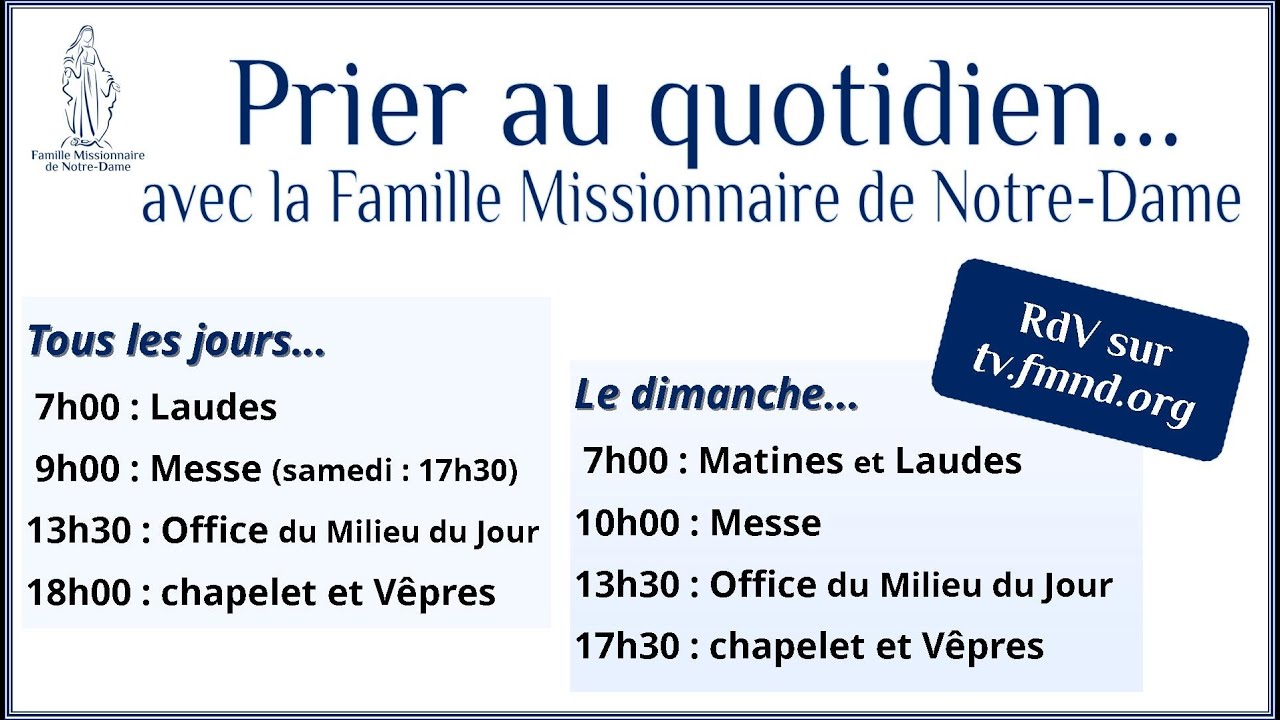 Famille missionnaire de Notre-Dame : 5 initiatives inspirantes 1 famille missionnaire de notre-dame