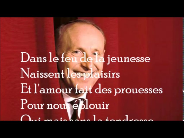 la tendresse paroles