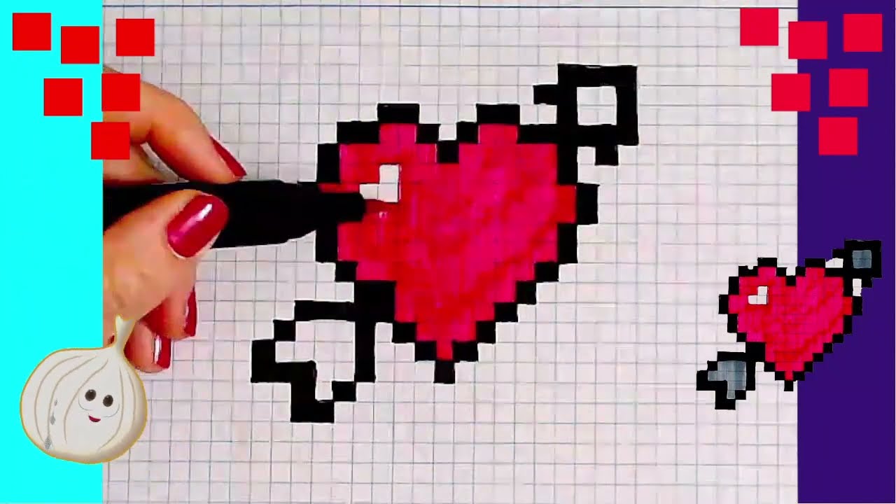 Pixel art amour : 7 créations uniques pour exprimer vos sentiments 1 pixel art amour