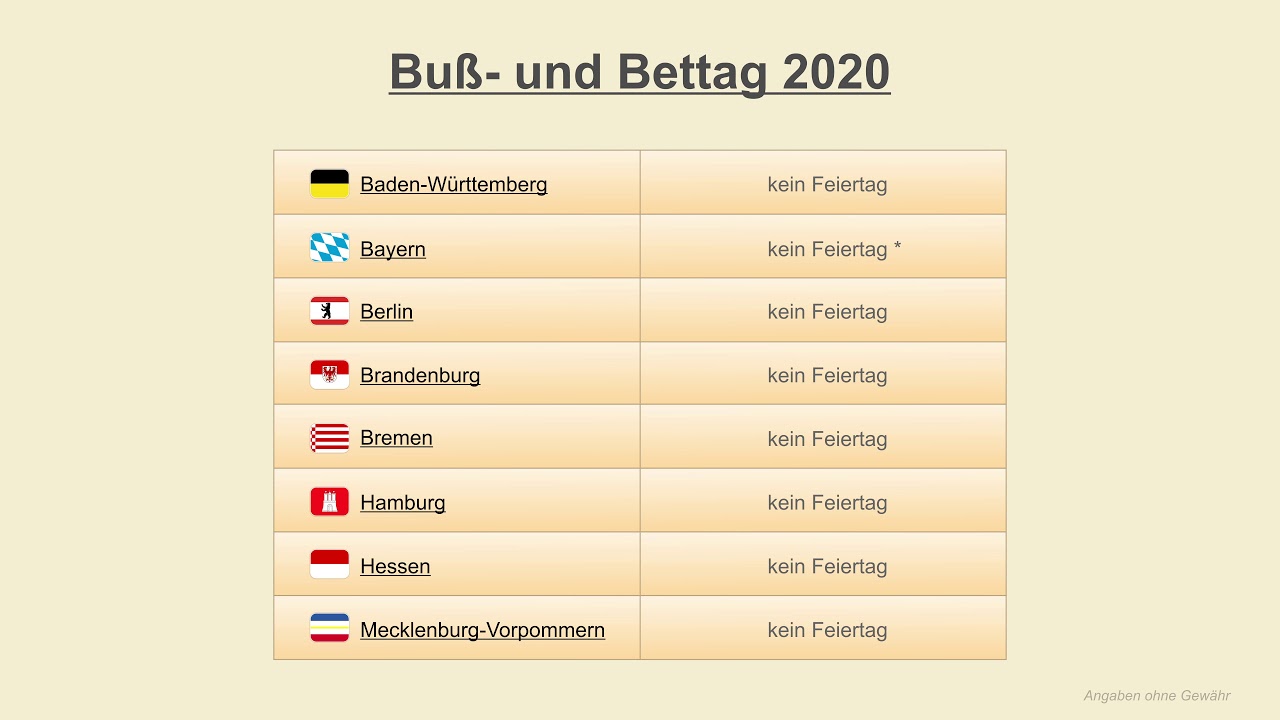 Buß und Bettag Feiertag Bayern: 5 Tipps für einen festlichen Tag 5 buß und bettag feiertag bayern