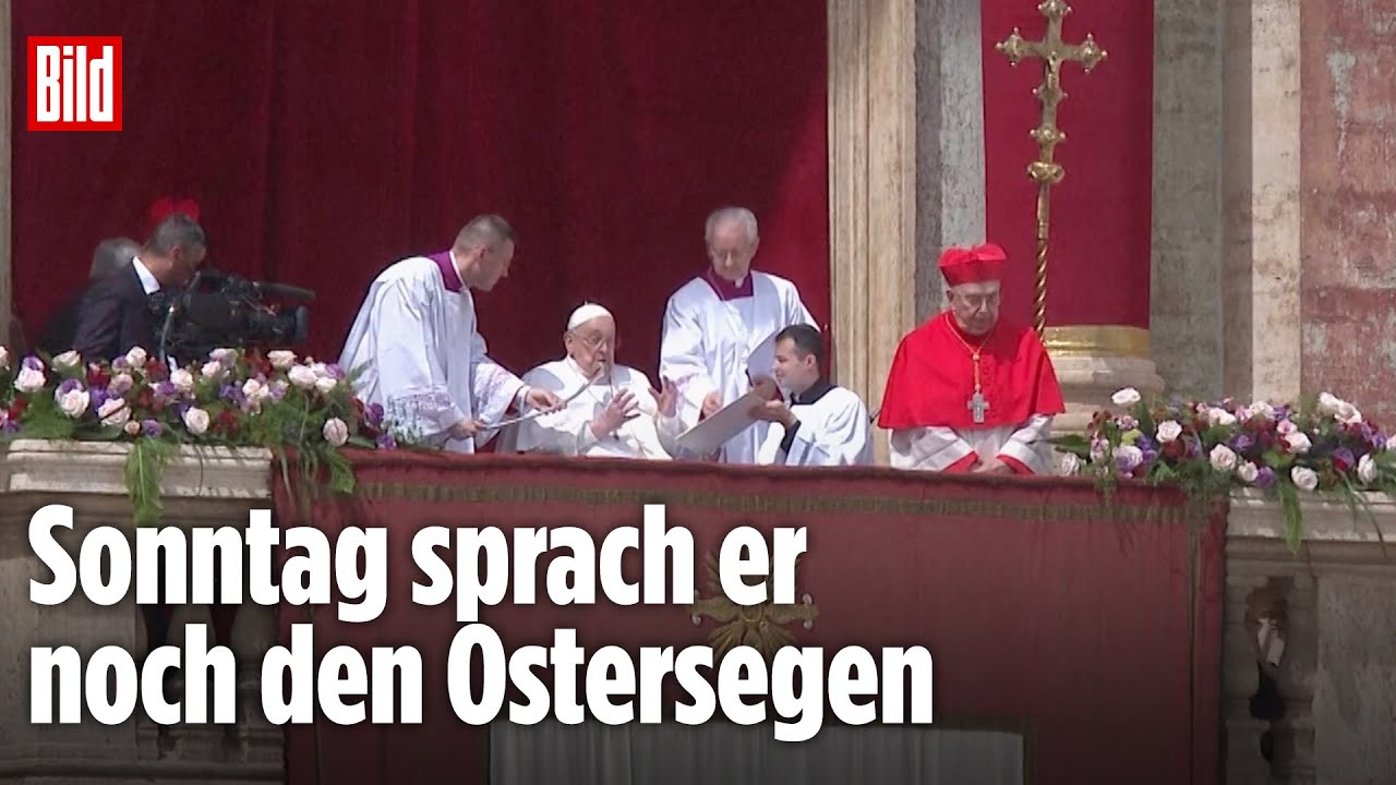 Letzte Worte von Papst Franziskus