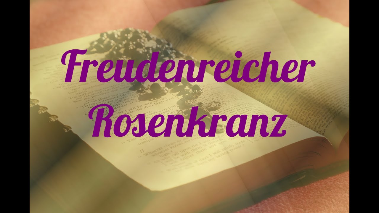 „Freudenreicher Rosenkranz zum Mitbeten: 7 Gedanken für 2025“ 5 freudenreicher rosenkranz zum mitbeten