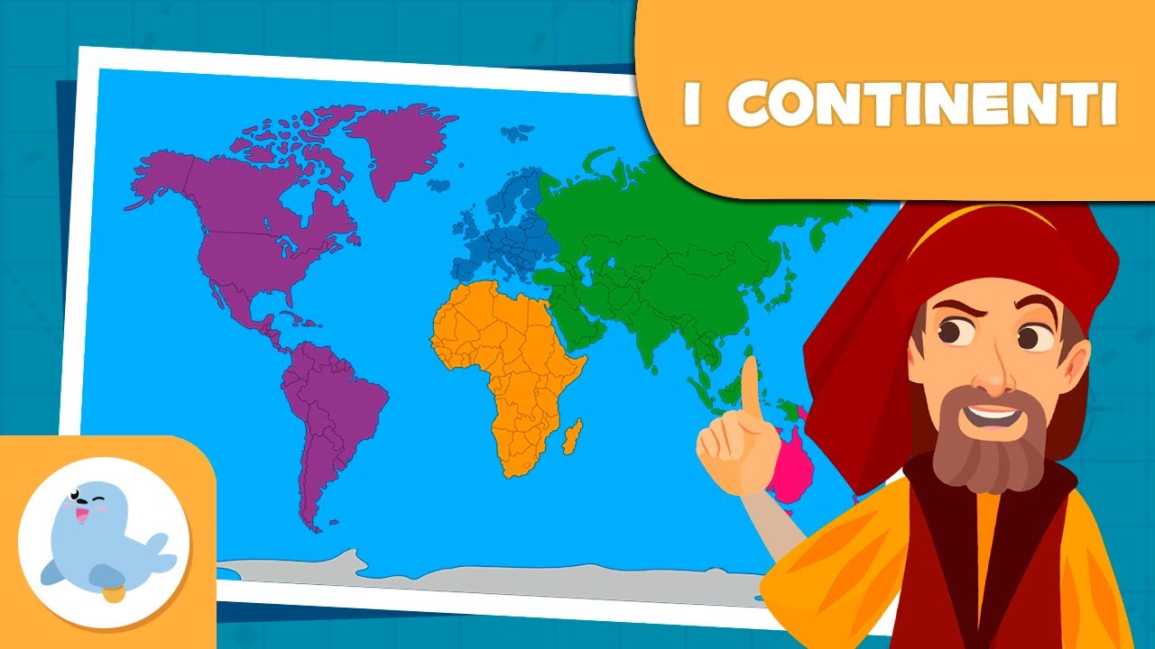 continenti del mondo