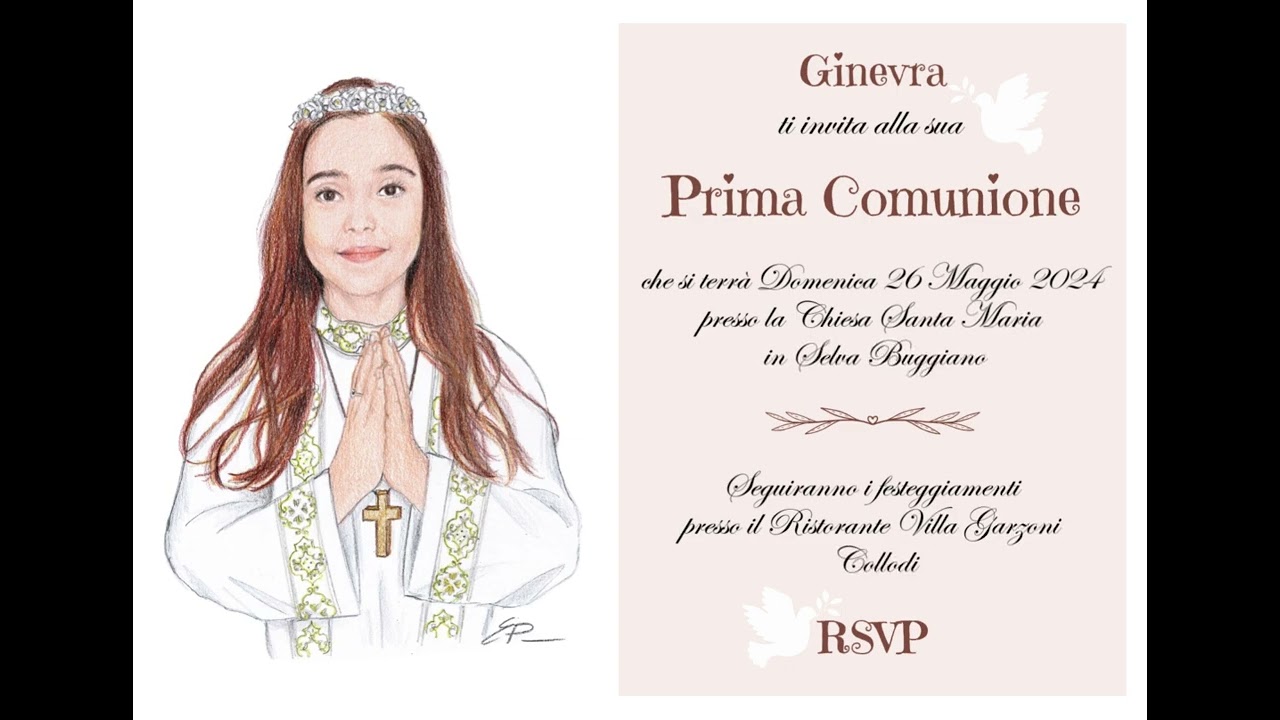 Invito comunione 2025: 5 idee originali per la tua festa 3 invito comunione