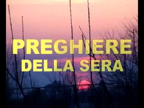 preghiere della sera
