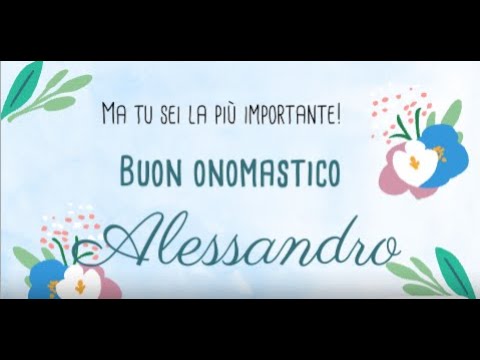san alessandro onomastico