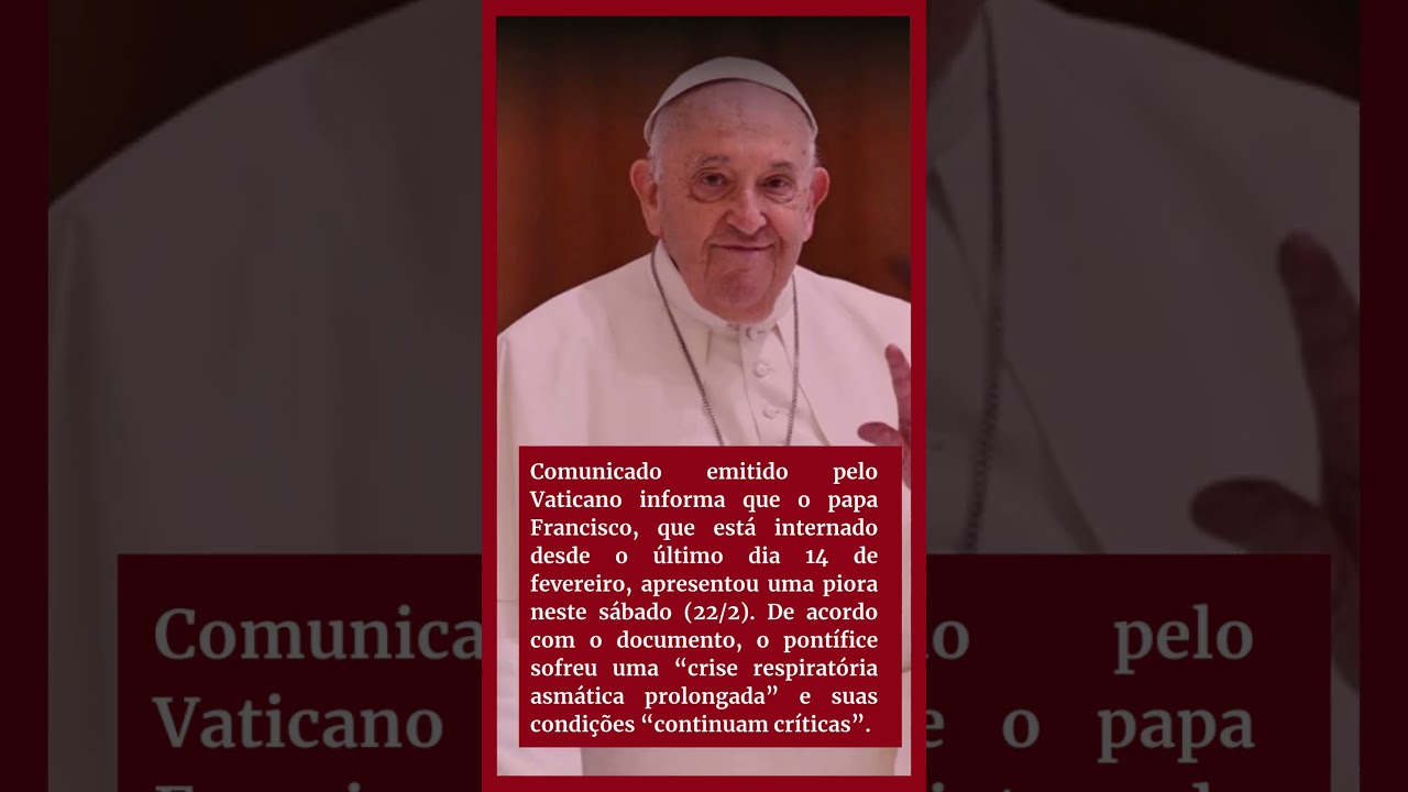 saúde do papa francisco