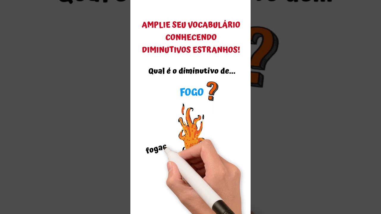 Fogozinho: 7 segredos que você não sabia sobre incêndios 4 diminutivo de fogo