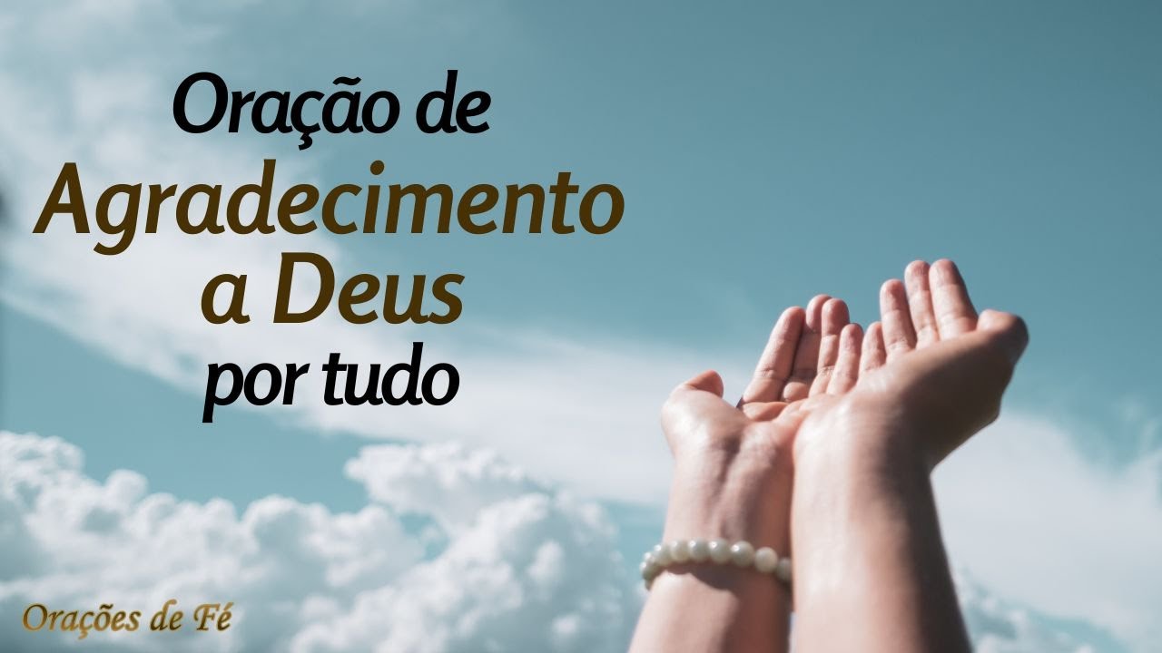 mensagem de agradecimento a deus
