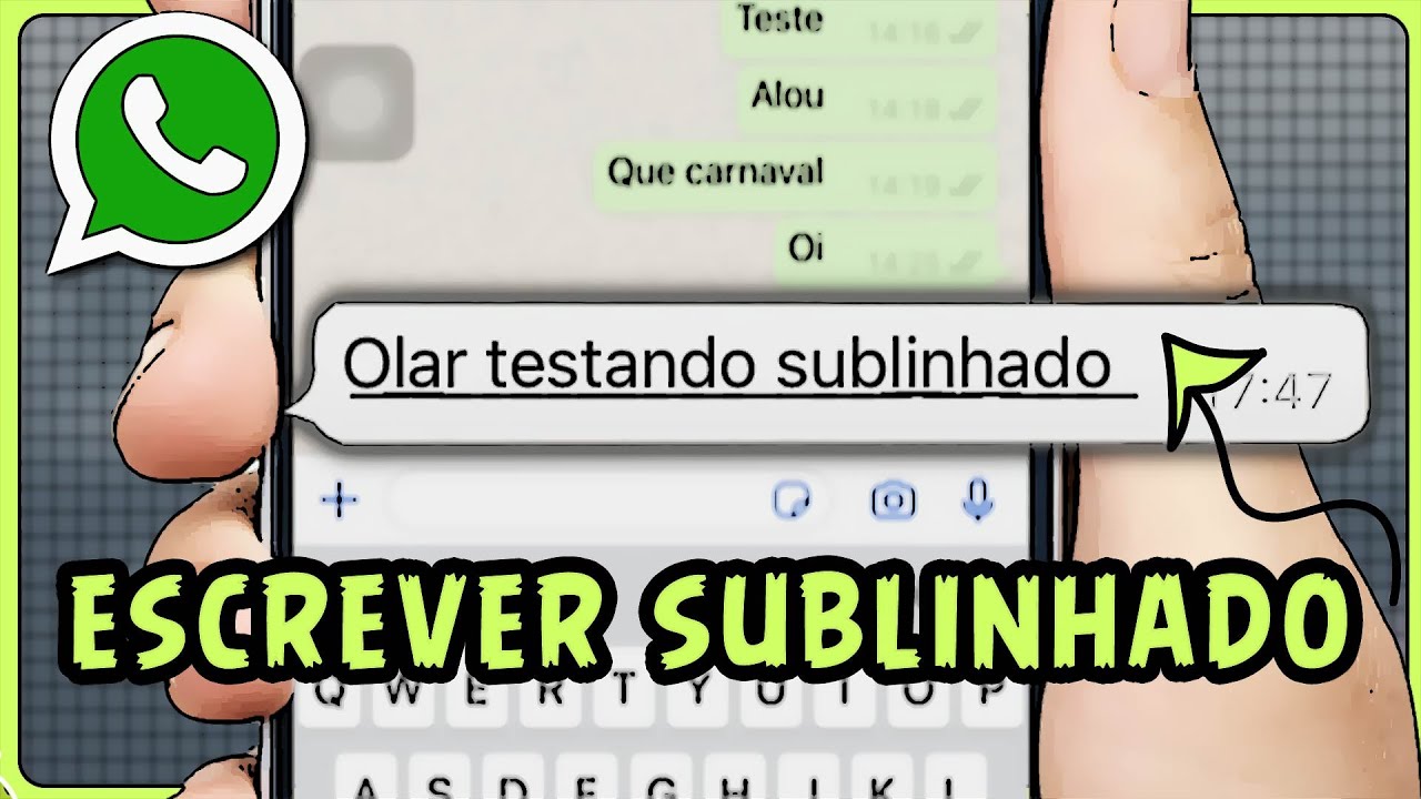 _Dicas no WhatsApp: 5 truques para otimizar suas conversas! 5 sublinhado no whatsapp