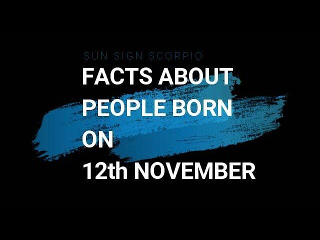 12 november