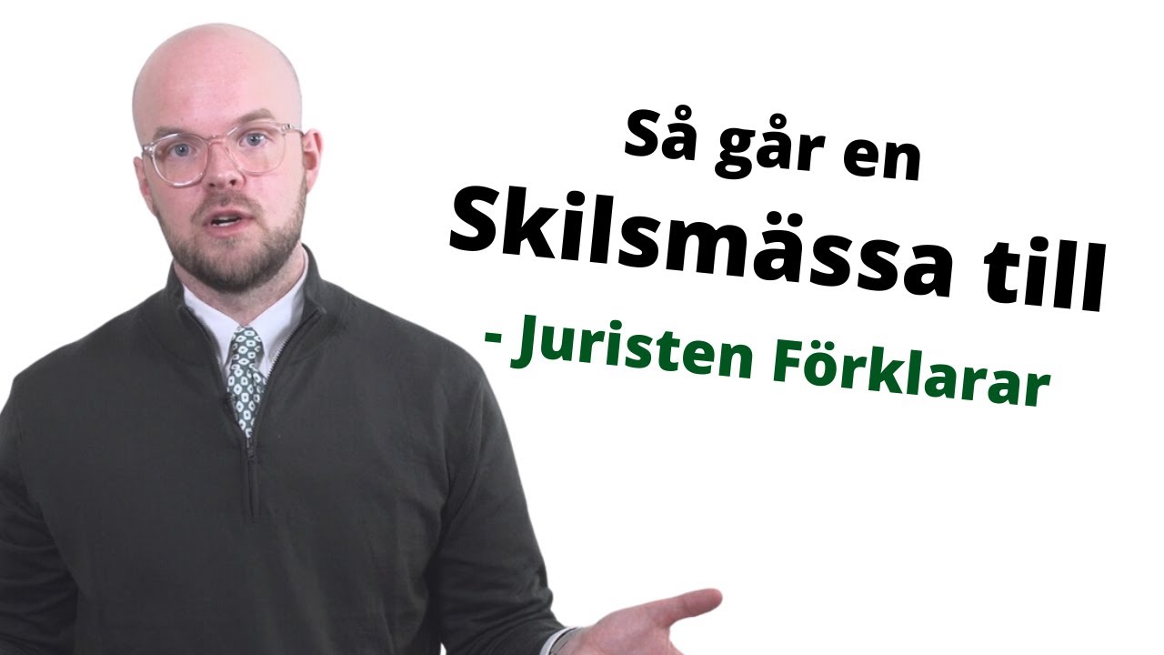 hur skiljer man sig