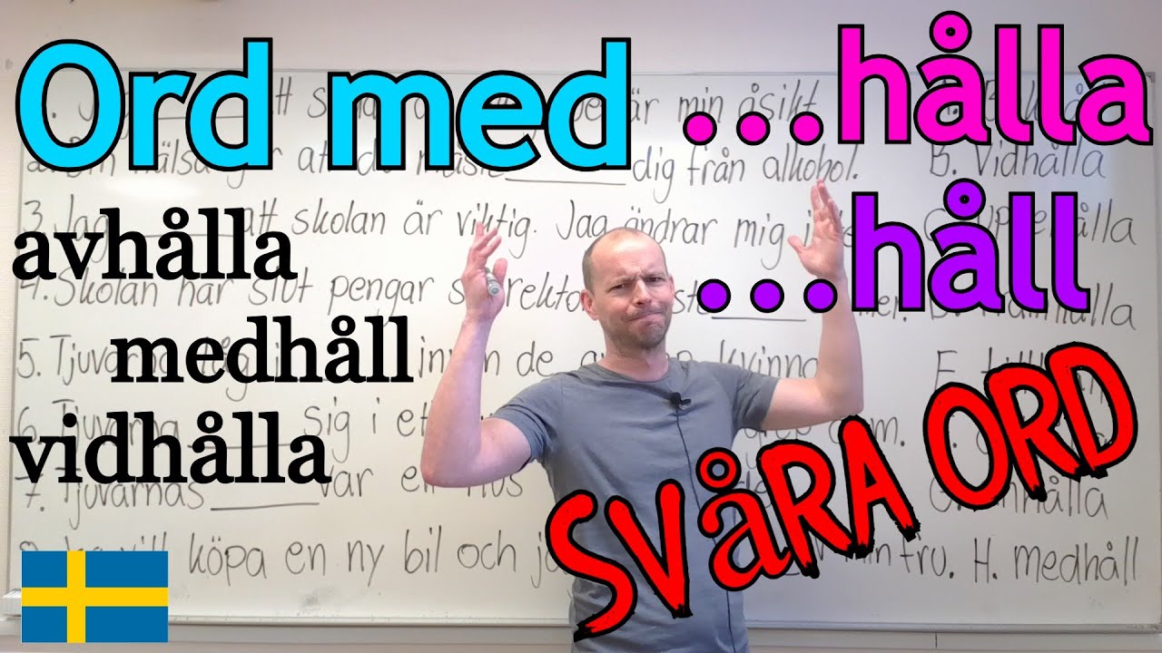 svåra ord