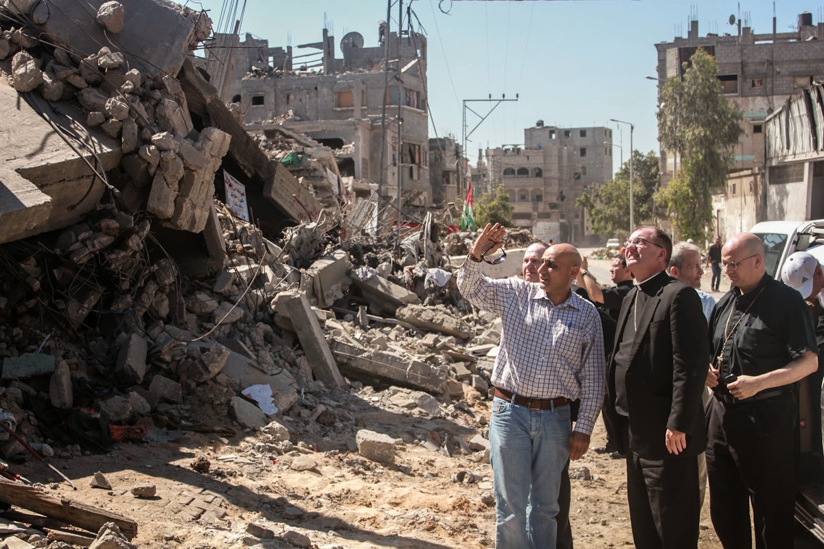 Monseñor Treanor habla de la visita a Gaza en Radio Vaticano