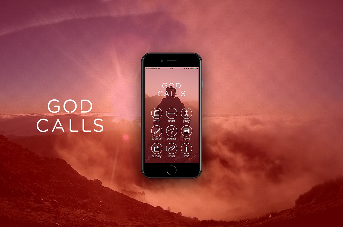 God Calls a través de una nueva aplicación para teléfonos inteligentes