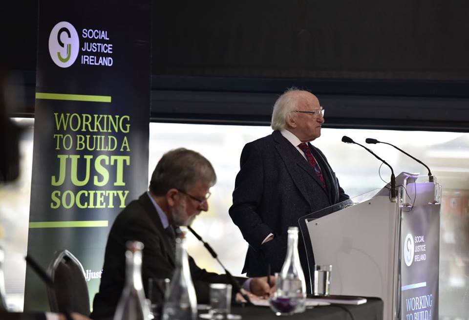 El presidente asiste a la conferencia de Justicia Social de Irlanda