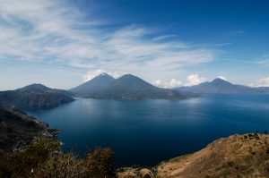 Lago de Atitlán en Guatemala