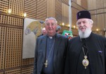 El Arzobispo Diarmuid Martin y el Metropolitano Nifon de Târgovişte en la reunión del Grupo de Trabajo Conjunto en abril de 2016. 