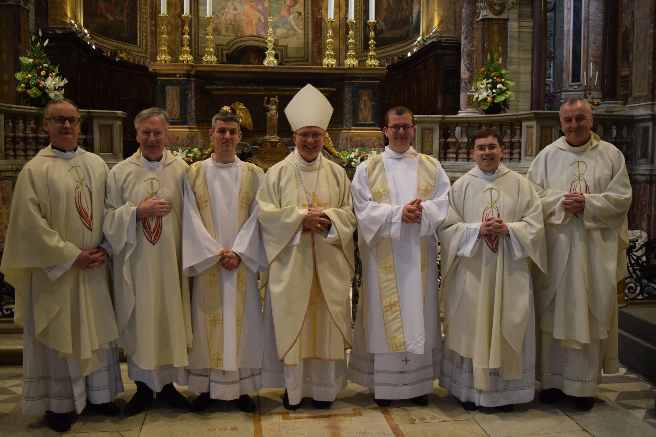 Dos seminaristas irlandeses ordenados diáconos en Roma