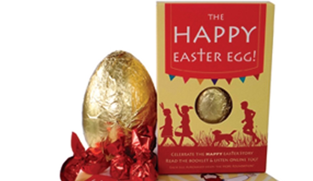 Happy Easter Egg: poner a Jesús de nuevo en la Pascua