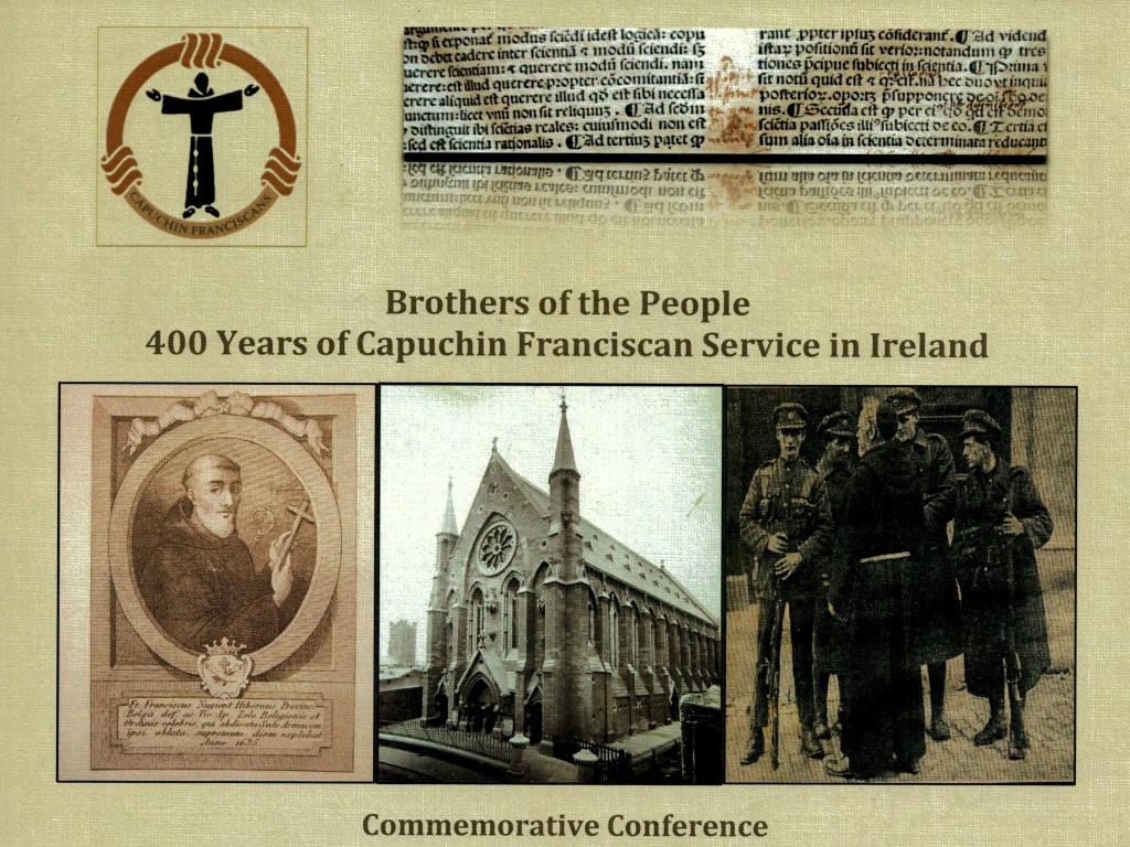 Conferencia de capuchinos con motivo de los 400 años en Irlanda