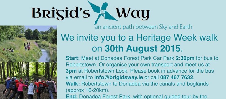 Caminata de Brigid's Way para la semana del Patrimonio Nacional