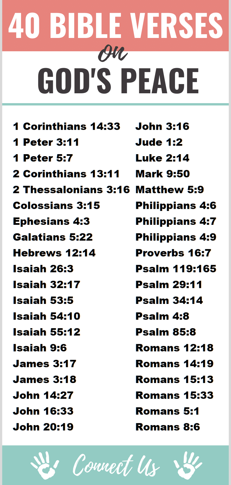 Versículos de la Biblia sobre la paz de Dios