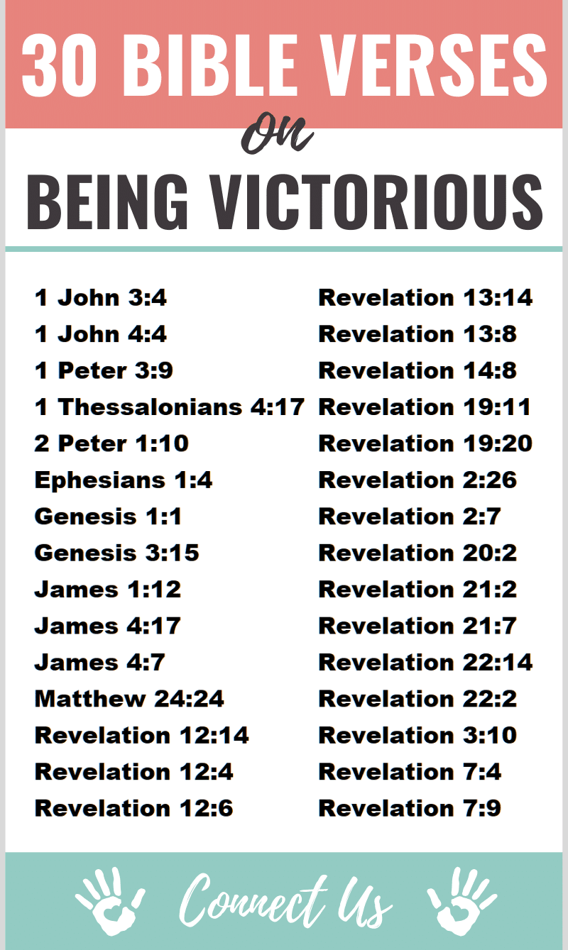 Versículos de la Biblia sobre ser victorioso
