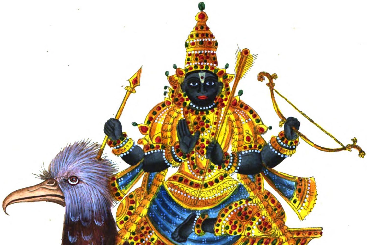 Aprenda sobre la deidad hindú Shani Dev y cómo la oración evita el mal