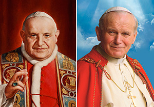 Beatos Juan XXIII y Juan Pablo II. (Foto del SNC)