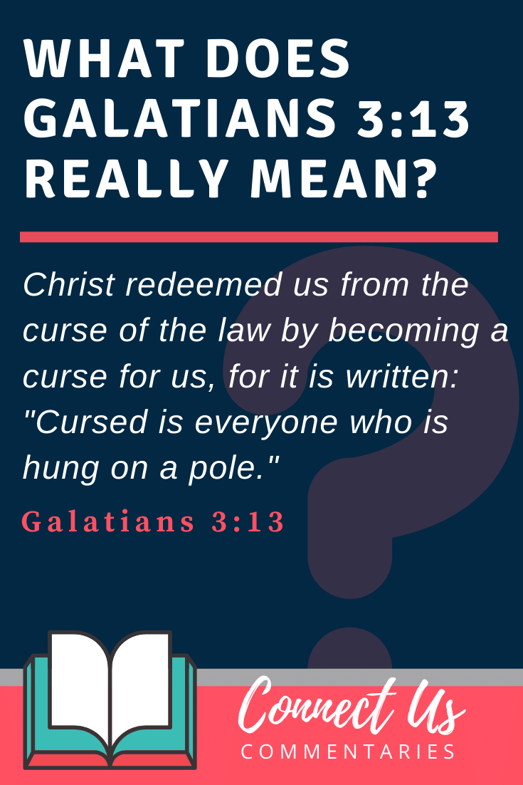 Gálatas 3:13 Significado y comentario