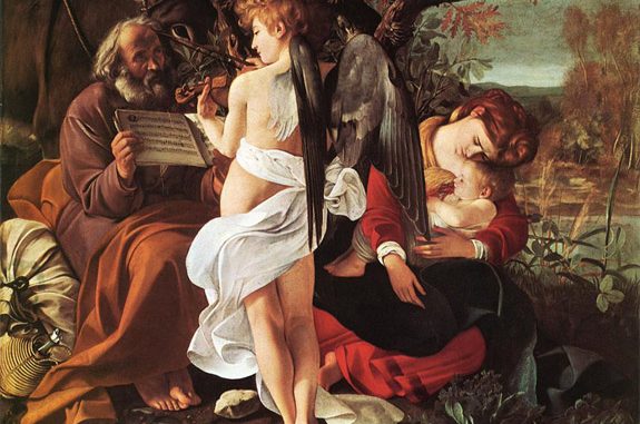 'Descanso en la huida a Egipto' (1597) de Michelangelo Merisi da Caravaggio