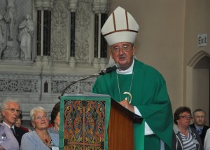 El Arzobispo Diarmuid Martin se dirige a los Pioneros en la Misa de clausura de la conferencia internacional de dos días sobre la adicción. 