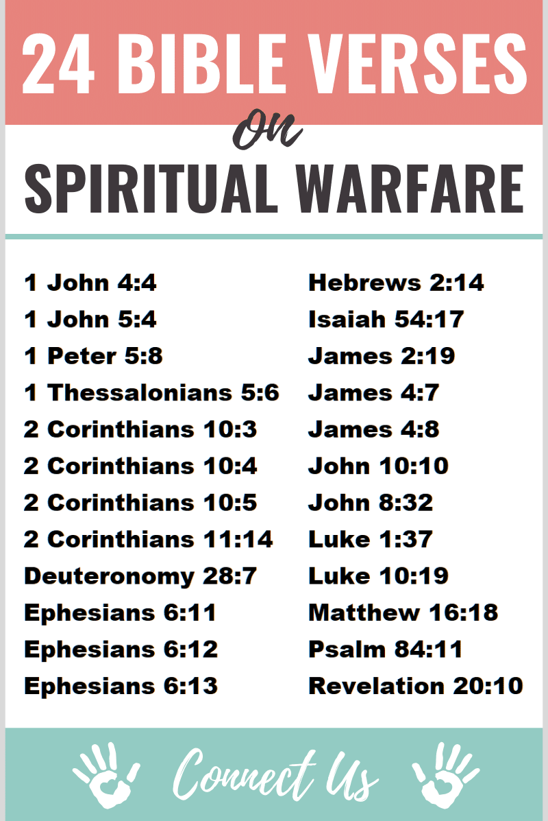 Versículos de la Biblia sobre la guerra espiritual