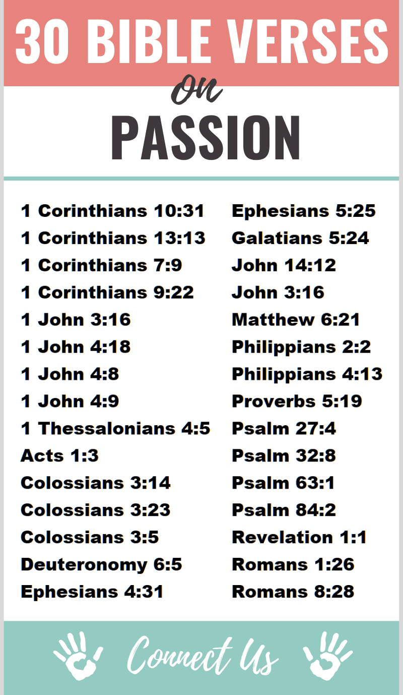 Versículos de la Biblia sobre la Pasión