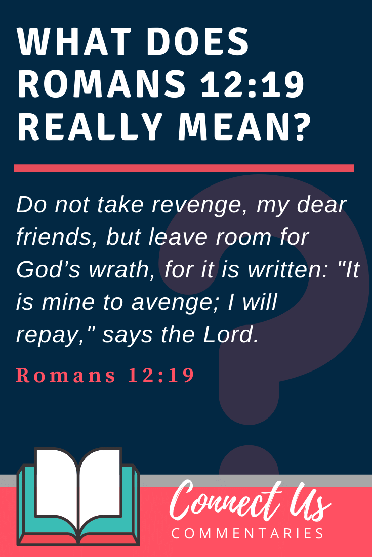 Romanos 12:19 Significado y comentario