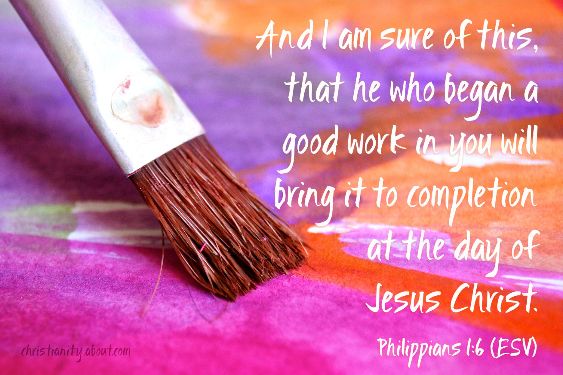 Versículo del Día: 'El que comenzó la buena obra' Filipenses 1:6